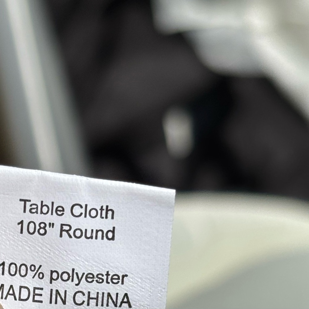 Cream Round Tablecloths